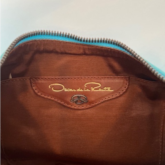 COPY - Stunning Suede and Leather Oscar De La Renta Hobo Bag - Picture 7 of 10